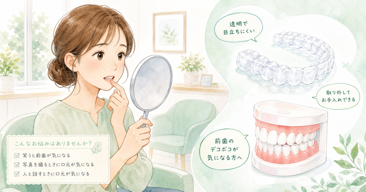 出っ歯やすきっ歯は部分矯正で治る？適用条件と限界を歯科医が解説