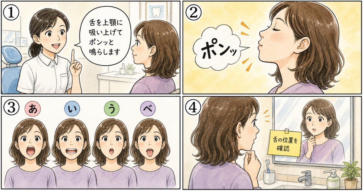 自宅で実践できる舌癖改善トレーニング(MFT)と習慣化のコツ