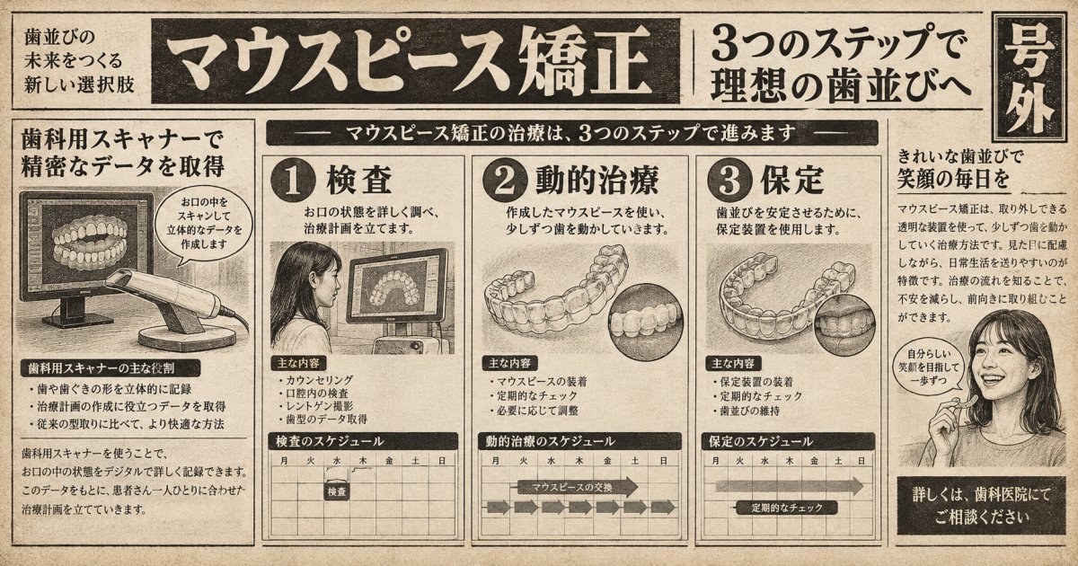 マウスピース矯正の通院回数を段階別に整理｜初回相談から保定まで